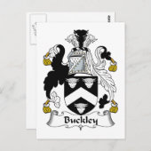 Carte Postale Buckley Family Crest (Devant / Derrière)