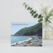 Carte Postale Bucks Mills Beach, Devon (Debout devant)