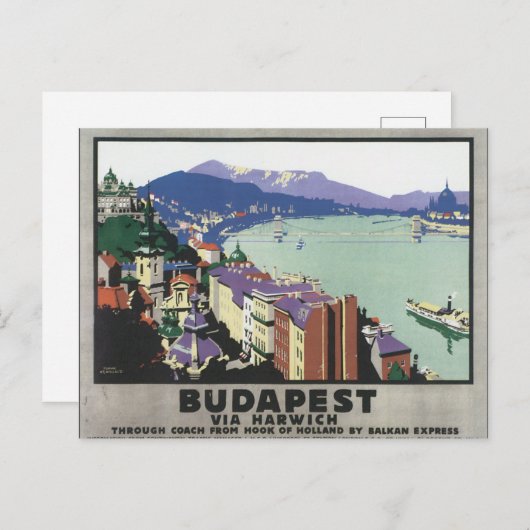 Carte Postale Budapest (Devant / Derrière)