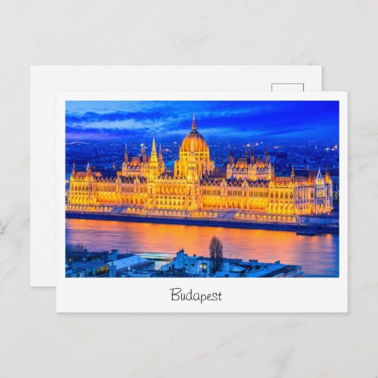 Carte postale Budapest (Devant / Derrière)