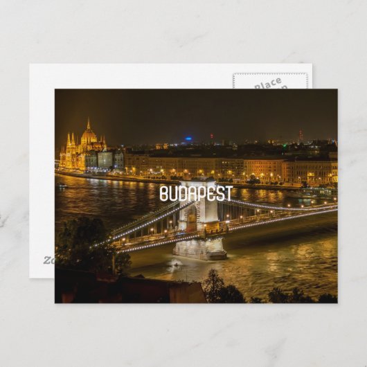 Carte Postale Budapest (Devant / Derrière)