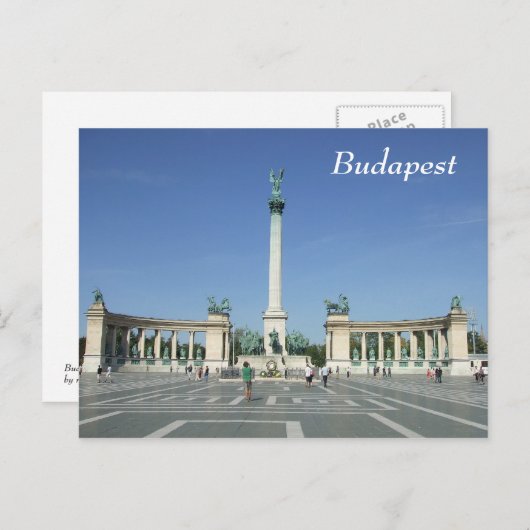 Carte Postale Budapest (Devant / Derrière)