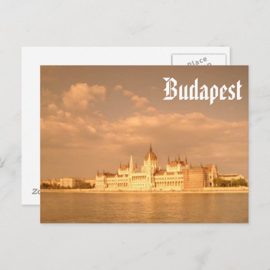 Carte Postale Budapest (Devant / Derrière)