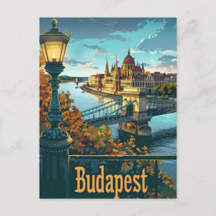 Carte Postale Budapest Danube