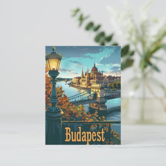 Carte Postale Budapest Danube (Debout devant)