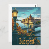 Carte Postale Budapest Danube (Devant / Derrière)