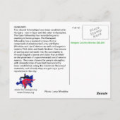 Carte Postale Budapest, Hongrie (Dos)