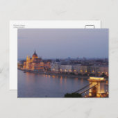 Carte Postale Budapest, Hongrie (Devant / Derrière)