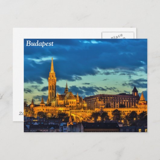 Carte Postale Budapest, Hongrie (Devant / Derrière)