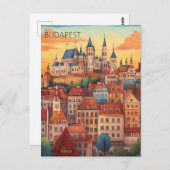 Carte Postale Budapest Hongrie (Devant / Derrière)