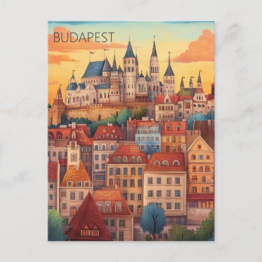 Carte Postale Budapest Hongrie (Devant)