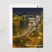 Carte Postale Budapest, Hongrie (Devant / Derrière)