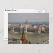 Carte Postale Budapest, Hongrie (Devant / Derrière)