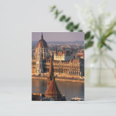Carte Postale Budapest, Hongrie, Danube, Parlement (Debout devant)