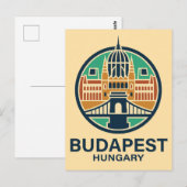 Carte Postale Budapest Hongrie Europe (Devant / Derrière)