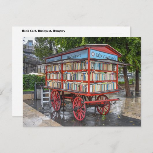 Carte Postale Budapest, Hongrie, Panier (Devant / Derrière)