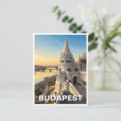 Carte Postale Budapest Hongrie Pêcheur du Bastion Voyage (Debout devant)