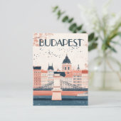 Carte Postale Budapest Hongrie Voyages (Debout devant)