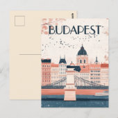 Carte Postale Budapest Hongrie Voyages (Devant / Derrière)