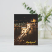 Carte Postale Budapest la nuit (Debout devant)