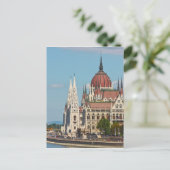 Carte Postale Budapest, le bâtiment du Parlement (Debout devant)