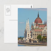 Carte Postale Budapest, le bâtiment du Parlement (Devant / Derrière)