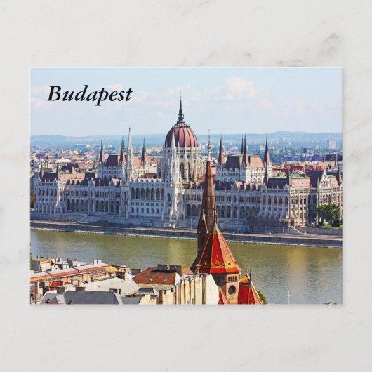 Carte Postale Budapest, le bâtiment du Parlement, Budapest (Devant)