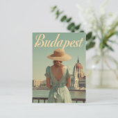 Carte Postale Budapest les années 50 voyage vintage (Debout devant)