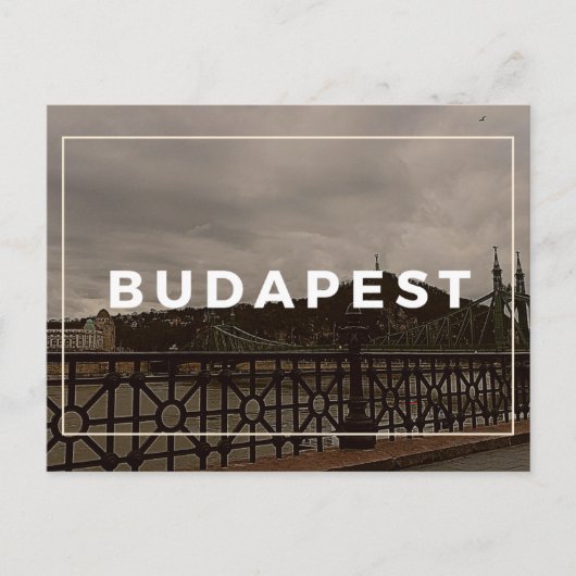 Carte postale Budapest Liberty Bridge (Devant)