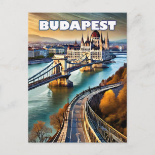 Carte Postale Budapest, où la culture et l'art fleurissent en ha