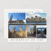 Carte Postale Budapest par jour (Devant / Derrière)
