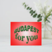 Carte Postale Budapest pour vous (Debout devant)
