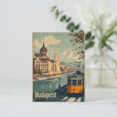 Carte Postale Budapest vintage (Debout devant)