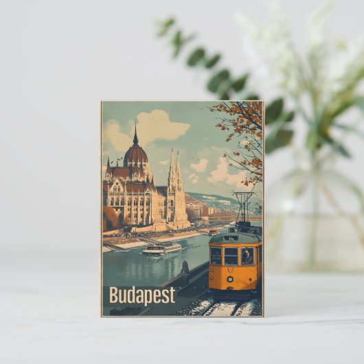 Carte Postale Budapest vintage (Debout devant)