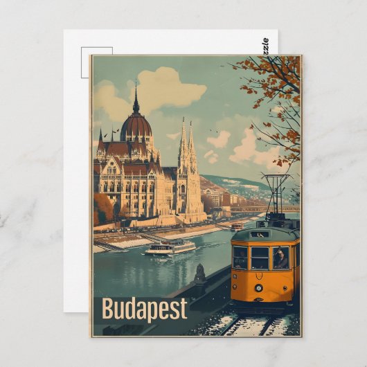 Carte Postale Budapest vintage (Devant / Derrière)