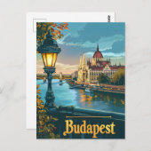 Carte Postale Budapest vintage (Devant / Derrière)