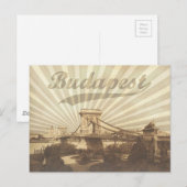 Carte Postale Budapest vintage (Devant / Derrière)