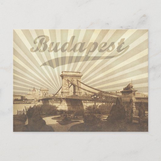 Carte Postale Budapest vintage (Devant)