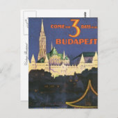 Carte Postale Budapest vintage (Devant / Derrière)