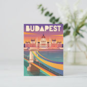 Carte Postale Budapest vintage (Debout devant)