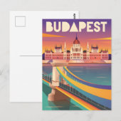 Carte Postale Budapest vintage (Devant / Derrière)