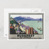 Carte Postale Budapest vintage Hongrie (Devant / Derrière)