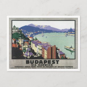 Carte Postale Budapest vintage Hongrie