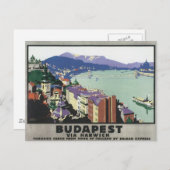 Carte Postale Budapest vintage Hongrie (Devant / Derrière)