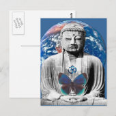 Carte postale Buddha Await (Devant / Derrière)