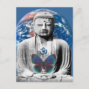 Carte postale Buddha Await
