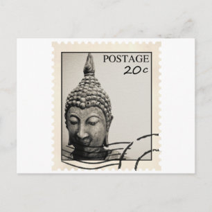Carte Postale Buddha Postage Stamp Design