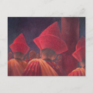 Carte Postale Buddhist Monks Bhutan 2012