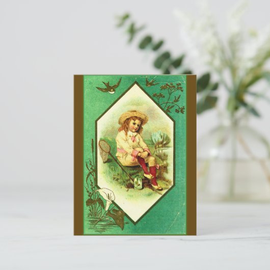 Carte Postale "Budding Scientist" (Debout devant)