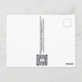 Carte Postale "Budding Scientist" (Dos)